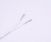  2 Core Flat Ribbon Cable with Silicone Rubber Jacket 22 AWG